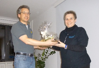 Dr. Frank Jörder mit Marianne Simon