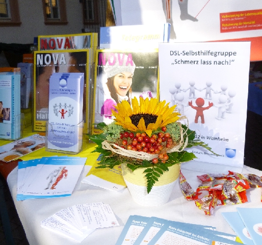 Infostand Selbsthilfetag Bensheim